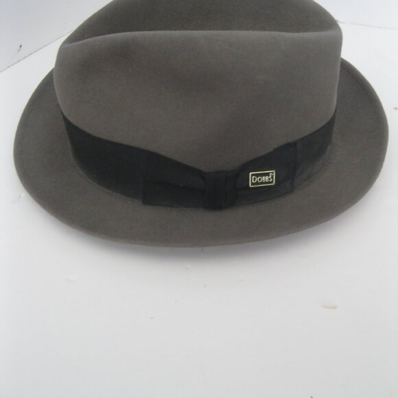 Dobbs Fifth Avenue  Wool Felt Fedora - size 7 1/2"  - Grey/Greige - Picture 2 of 7